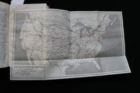 JAPANESE TOUR GUIDE OF U.S. FOLD-OUT MAPS - K 3023