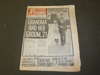 1978 FEBRUARY 19 SUNDAY PEOPLE NEWSPAPER - GRANDMA AND HER GROOM, 21 - NP 3376
