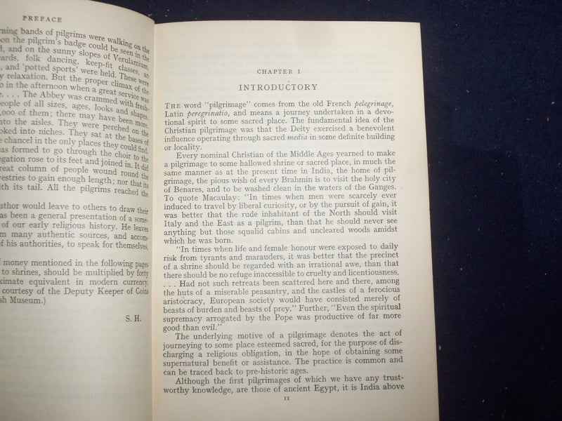 1911 IN THE STEPS OF PILGRIMS HARDCOVER BOOK BY SIDNEY HEATH - KD 8790