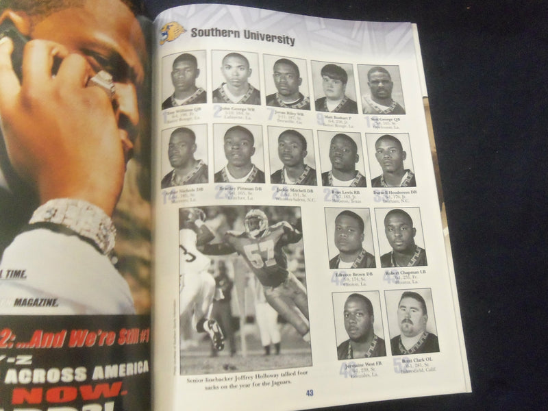 1996 DEC 28 HERITAGE BOWL PROGRAM - BETHUNE-COOKMAN VS SOUTHERN UNIV - ST 602R