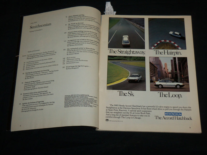 1985 JULY SMITHSONIAN MAGAZINE - NORMAN ROCKWELL ILLUSTRATIONS - J 6663