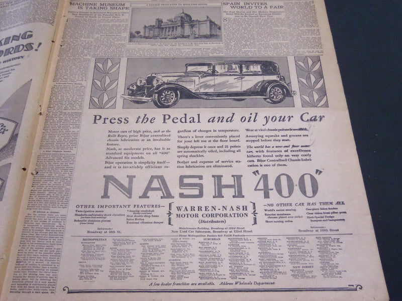 1928 AUG 5 NY TIMES SPECIAL FEATURES - CRIME RIDDEN CHICAGO FIGHTS GANG- NT 7075