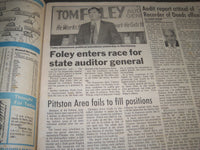 1996 THE CITIZENS VOICE NEWSPAPER LOT OF 4 - WILKES-BARRE, PA - NP 1808