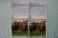 2009 GULF STREAM PARK HORSE RACING PROGRAMS - LOT OF 50 - VARIOUS DATES - O 3955