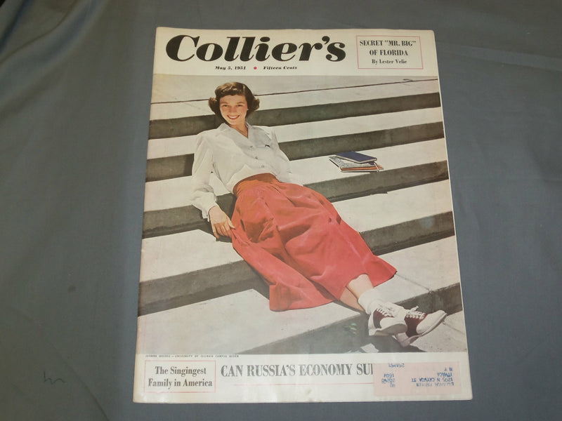 1951 MAY 5 COLLIER'S MAGAZINE - CAN RUSSIA'S ECONOMY SUPPORT A WAR? - B 6432