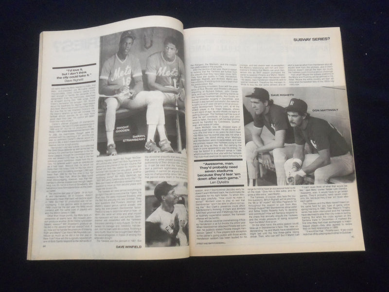 1988 STREET AND SMITH'S BASEBALL MAGAZINE - DALE MURPHY COVER - SP 1523M