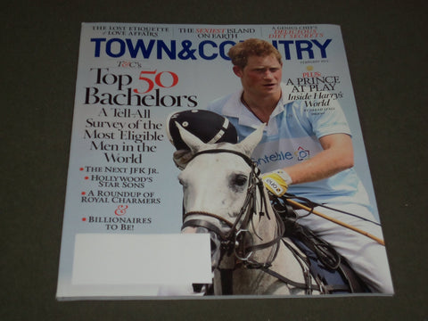 2013 FEBRUARY TOWN & COUNTRY MAGAZINE - PRINCE HARRY COVER - SP 2729