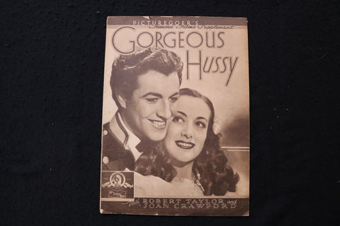 1937 JAN 30 GORGEOUS HUSSY MAGAZINE- ROBERT TAYLOR-JOAN CRAWFORD COVER - E 26097