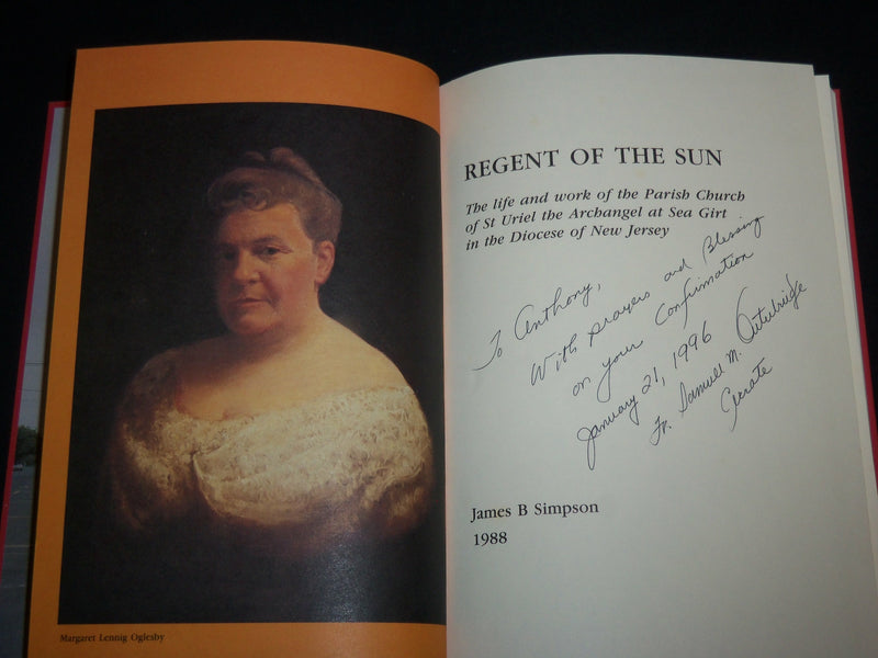 1988 REGENT OF THE SUN - SEA GIRT HARDCOVER BOOK BY JAMES B. SIMPSON - KD 7107