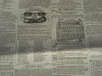1849 LOWELL DAILY JOURNAL & COURIER NEWSPAPER LOT OF 7 - MASSACHUSESTTS- NP 614D