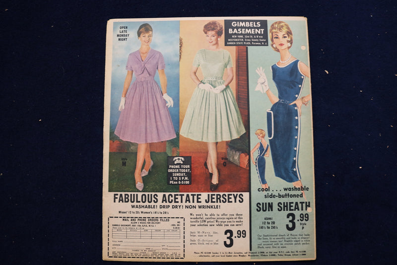 1961 MAY 28 NY MIRROR MAGAZINE - EDY VESSEL COVER - E 22269