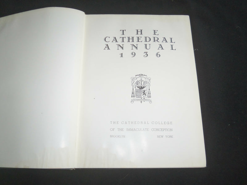 1936 CATHEDRAL COLLEGE OF IMMACULATE CONCEPTION YEARBOOK - BROOKLYN, NY- YB 2524