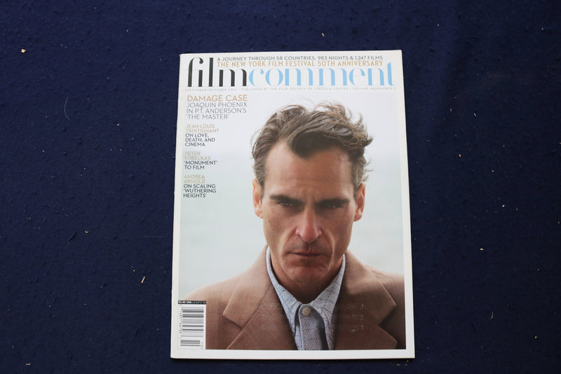 2012 SEP/OCT FILM COMMENT MAGAZINE - JOAQUIN PHOENIX COVER - E 17665