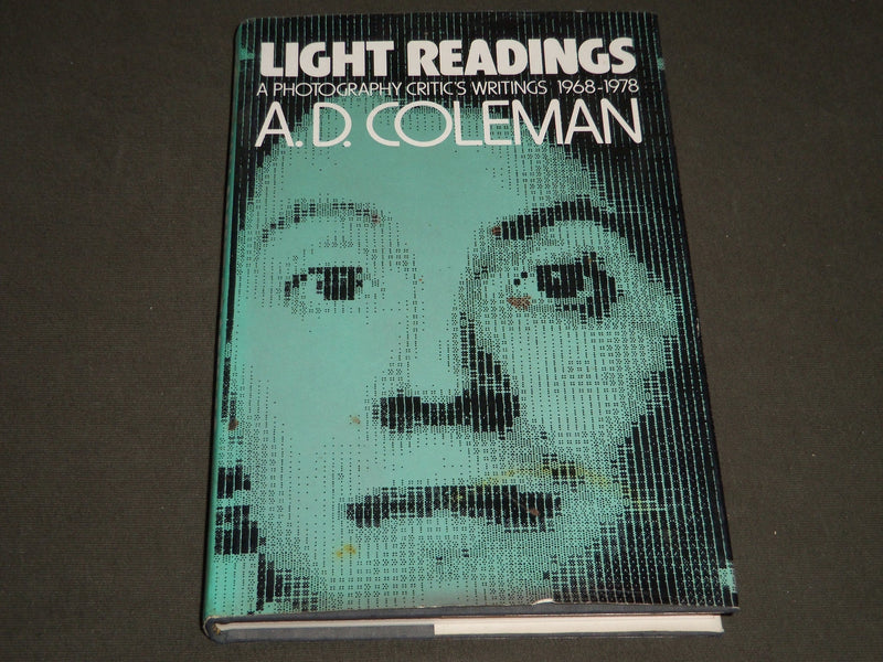 1979 LIGHT READINGS BOOK BY A. D. COLEMAN HARDCOVER BOOK - KD 3784