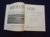 1968 MERCHANT SHIPS, A PICTORIAL STUDY HARDCOVER BOOK BY JOHN LADAGE - KD 8332