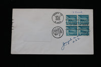 1960 NEW MEXICO FIRST DAY COVER SIGNED BY JOSEPH MONTOYA - K 2782