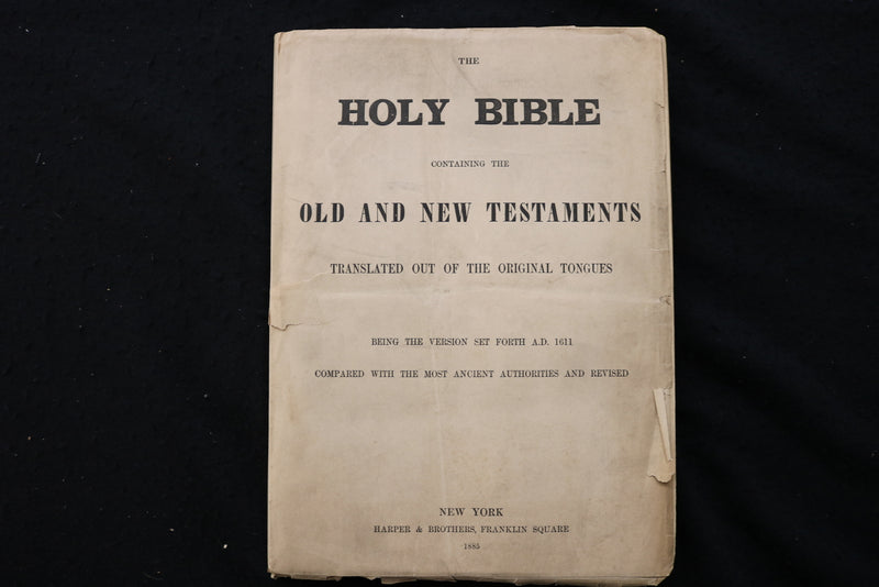 1885 THE OLD TESTAMENT IN 4 PARTS - HARPERS' - SOFTCOVER - K 2418
