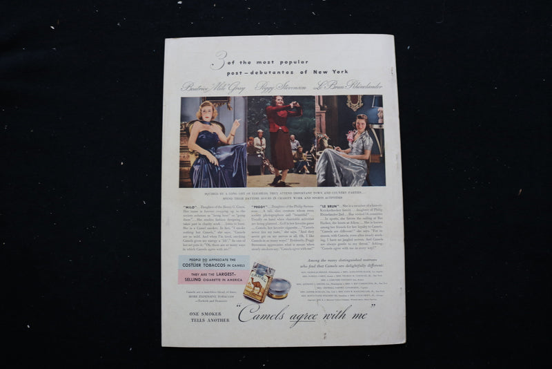 1938 OCTOBER STAGE MAGAZINE - VICTOR MOORE IN CLEAR ALL WIRES - E 10844