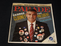 2011 SEPTEMBER 25 BOSTON SUNDAY GLOBE PARADE MAGAZINE - GEORGE CLOONEY - E 4876