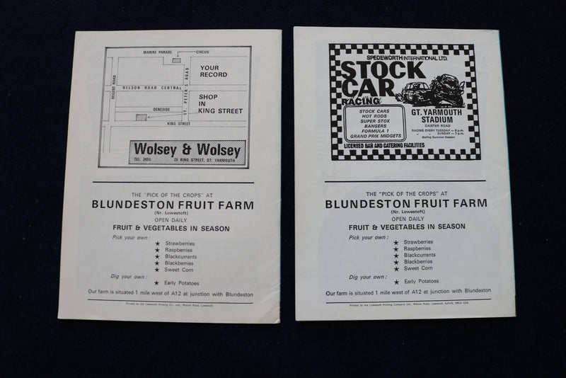 1970'S CIRCUS PROGRAMS - LOT OF 10 - O 3519