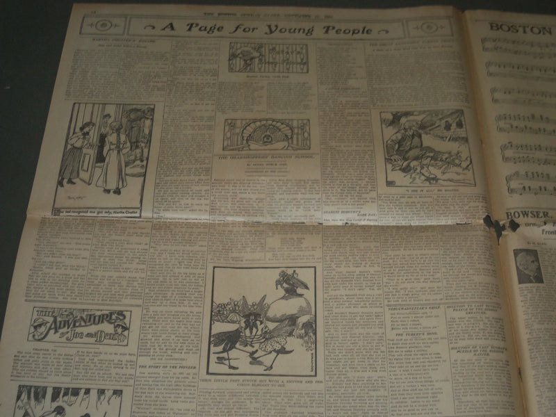 1905 NOV 19 SUNDAY BOSTON GLOBE SUPPLEMENT PART 2 - COLOR COMICS - NP 2766
