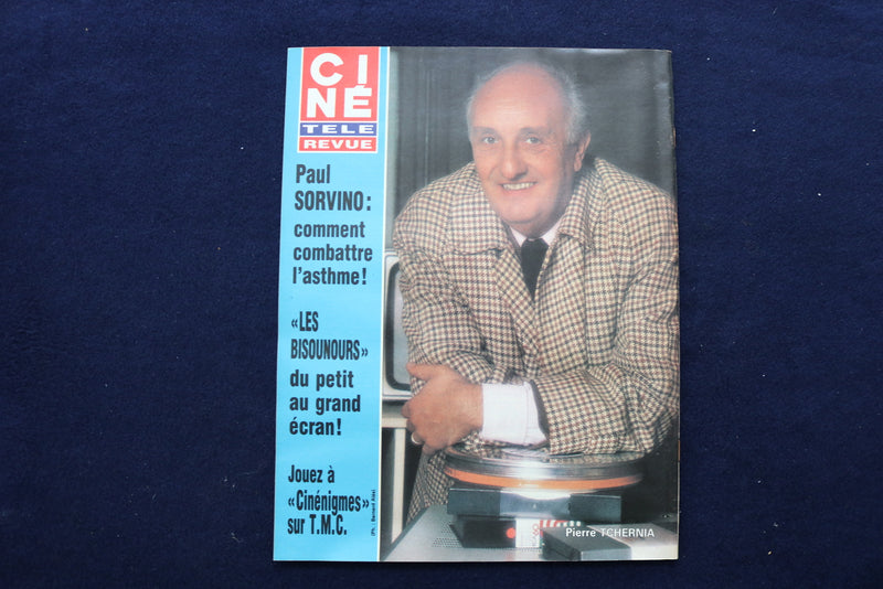 1985 DECEMBER 5 CINE TELE REVUE MAGAZINE - GERARD LANVIN COVER - E 11968