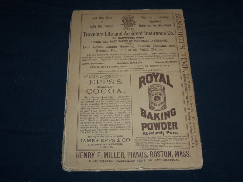1881 AUGUST SCRIBNER'S MONTHLY ILLUSTRATED MAGAZINE - UNCLE REMUS - J 8177