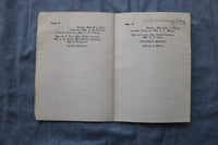 1942-1952 EUTERPE CLUB PROGRAMS - MADISON, WISCONSIN - LOT OF 9 - O 3865
