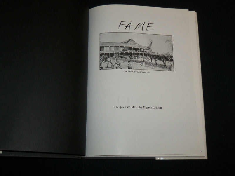 2004 FAME - TENNIS HALL OF FAME HARDCOVER BOOK BY EUGENE L. SCOTT - KD 7066