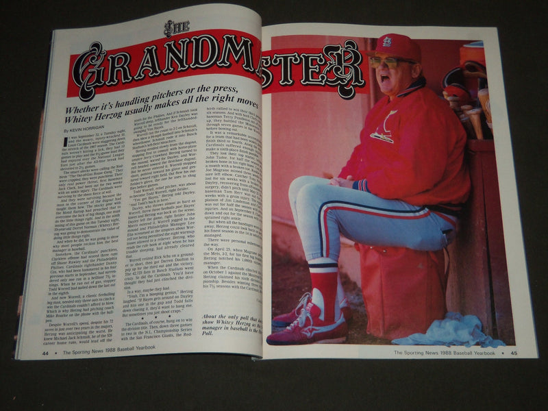 1984-1988 THE SPORTING NEWS BASEBALL YEARBOOK LOT OF 3 - O 1611