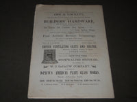 1889 NOVEMBER 20 THE BUILDING BUDGET MAGAZINE - EXTRA EDITION - J 2750