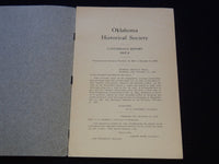 1907-1908 OKLAHOMA HISTORICAL SOCIETY CUSTODIAN'S REPORT - J 7406