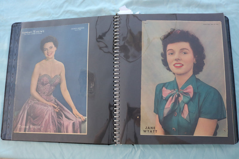 GIANT MOVIE STAR SCRAPBOOK - SHIRLEY TEMPLE - JAMES STEWART - #6
