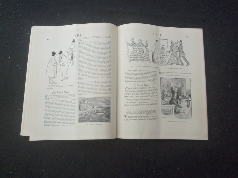 1914 MARCH 5 LIFE MAGAZINE - PROPER NUMBER - TIME TO CAST OFF - L 758W