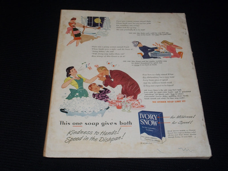 1947 APRIL MCCALL'S MAGAZINE - NICE COLOR COVERS & ADS - E 1072