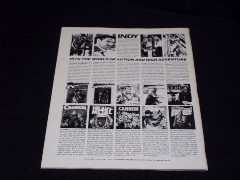 1984 AUGUST PREVUE MAGAZINE - HARRISON FORD FRONT COVER - E 15402