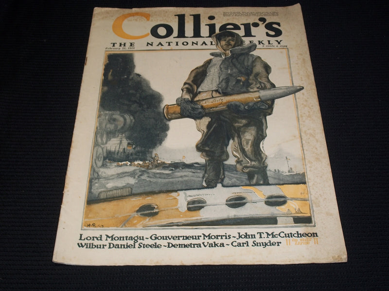1918 FEBRUARY 23 COLLIER'S MAGAZINE - FOR FRITZY FRONT COVER - E 5101