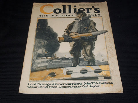 1918 FEBRUARY 23 COLLIER'S MAGAZINE - FOR FRITZY FRONT COVER - E 5101