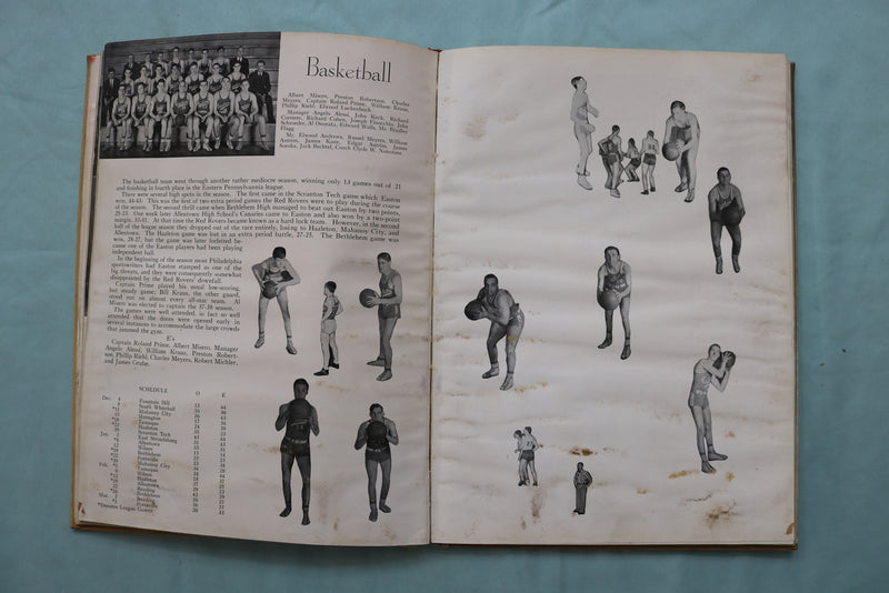 1937 THE RECHAUFFE EASTON HIGH SCHOOL YEARBOOK - EASTON, PENNSYLVANIA - YB 3555