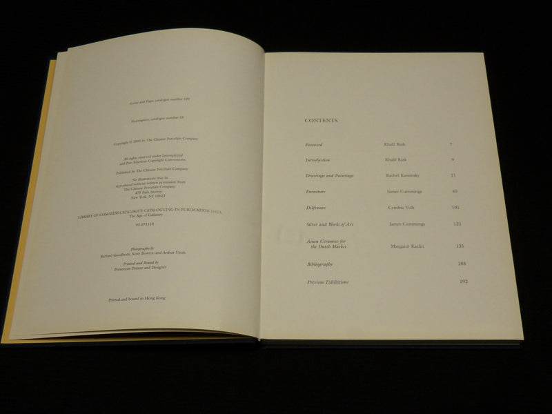 1995 THE AGE OF GALLANTRY NETHERLAND ARTS HARDCOVER BOOK - R 719U