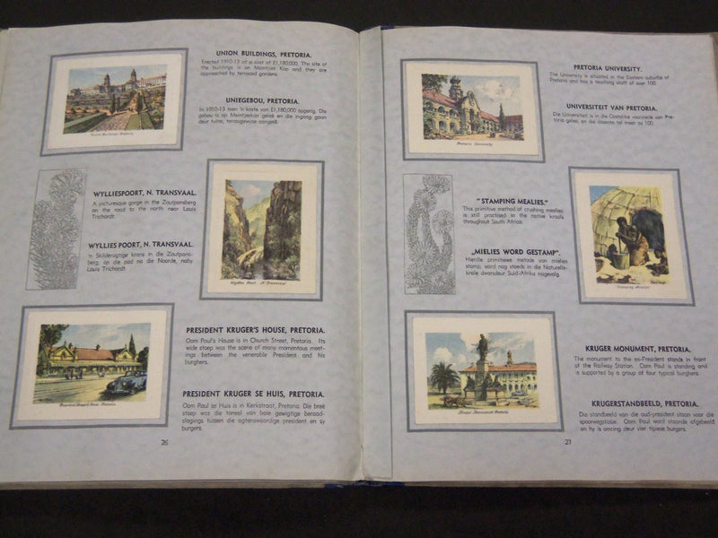 1930'S OUR LAND ONS LAND BY CHARLES PEERS TOBACCO CARDS ALBUM - KD 3388