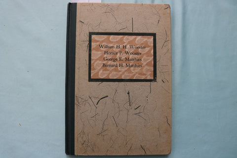 1954 SEYMOUR MANUFACTURING HARDCOVER BOOK -WOOSTER & MATTHIES - KD 9727
