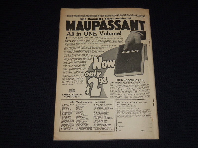 1928 JULY THE STANDARD QUARTERLY REVIEW MAGAZINE - VOLUME 1 NO. 1 - SP 4862T