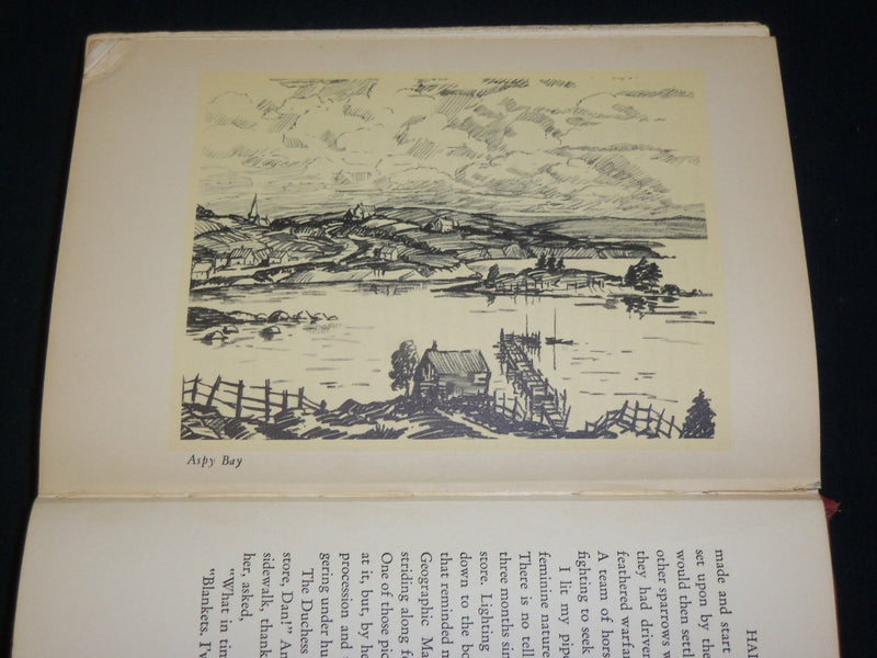 1936 A WAY TO CAPE BRETON HARDCOVER BOOK BY INSCRIBED BY GORDON BRINLEY- KD 6506