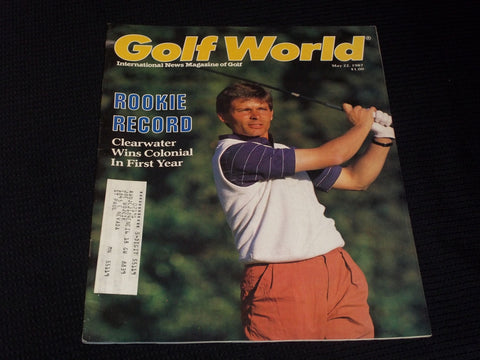 1987 MAY 22 GOLF WORLD MAGAZINE - KEITH CLEARWATER FRONT COVER - E 5518A