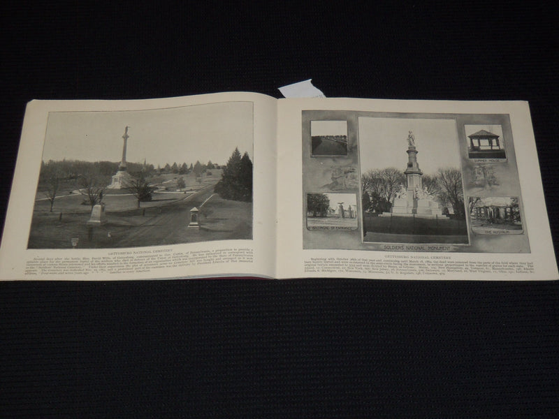 1906 GETTYSBURG NATIONAL PARK VIEWS BOOK - NICE PHOTOS - J 7907