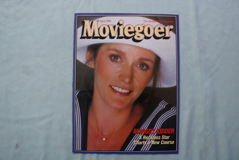1983 APRIL MOVIEGOER MAGAZINE - MARGOT KIDDER COVER - E 19806