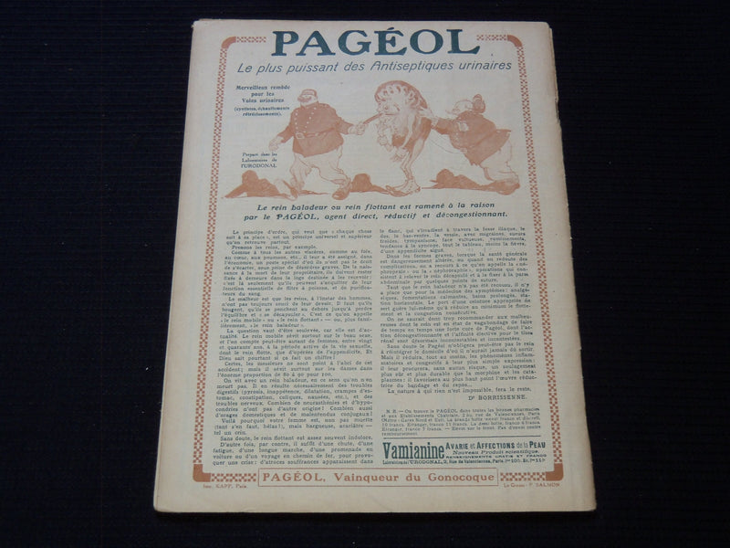 1916 MAY 1 FANTASIO FRENCH MAGAZINE - NICE ILLUSTRATIONS - SP 3253U