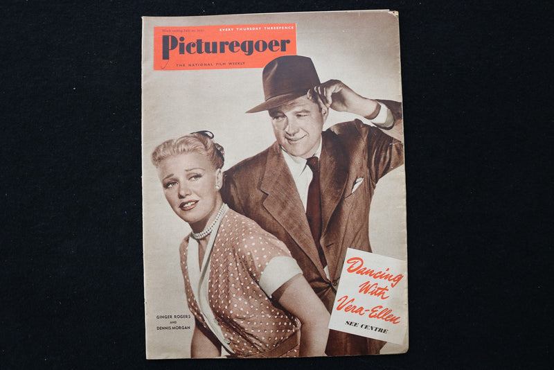 1950 JULY 29 PICTUREGOER MAGAZINE - GINGER ROGERS-DENNIS MORGAN COVER - E 25992