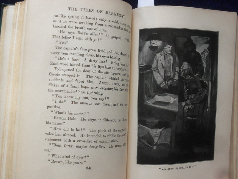 1912 THE TIDES OF BARNEGAT HARDCOVER BOOK BY F. HOPKINSON SMITH - KD 8423